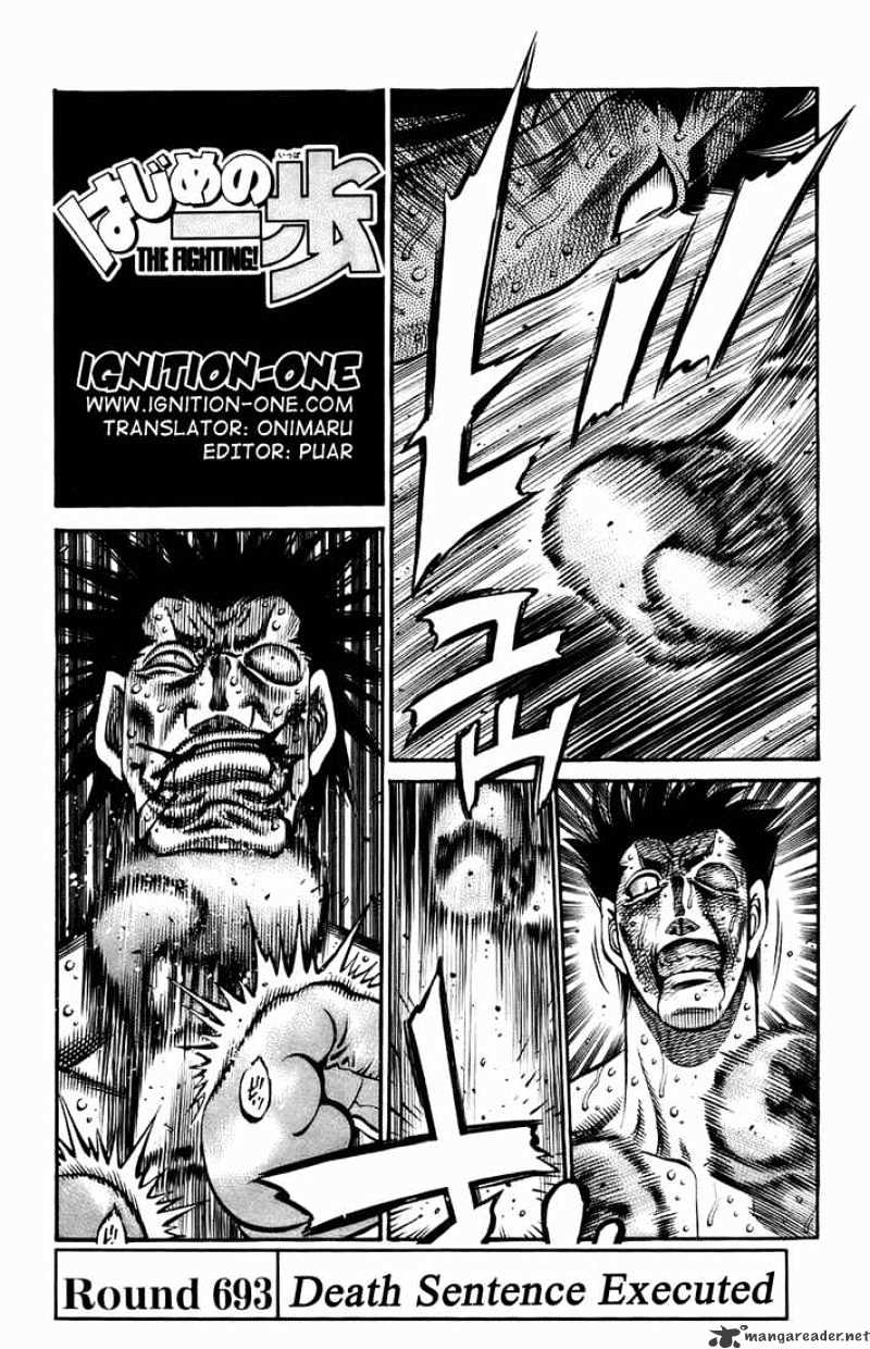 Hajime no Ippo: Fighting Spirit, Chapter 693 image 01